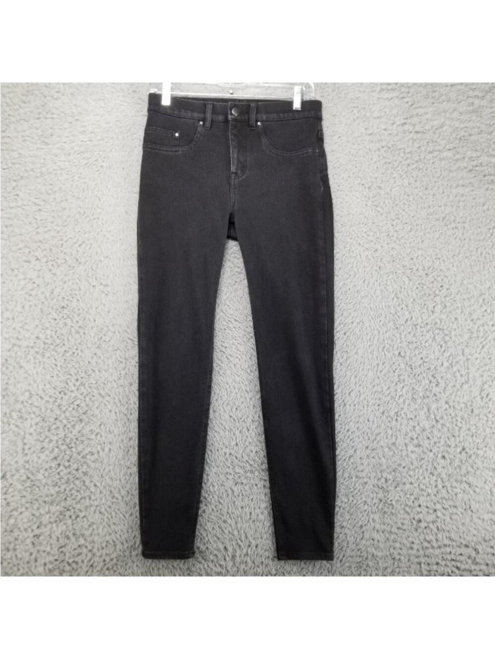Spanx Jeans Womens 28 The Slim-X Black Stretch Super Skinny Shaping Denim